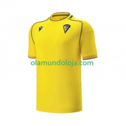 Camisola Cádiz CF Homem Equipamento Primeiro 2025-2026 Manga Curta